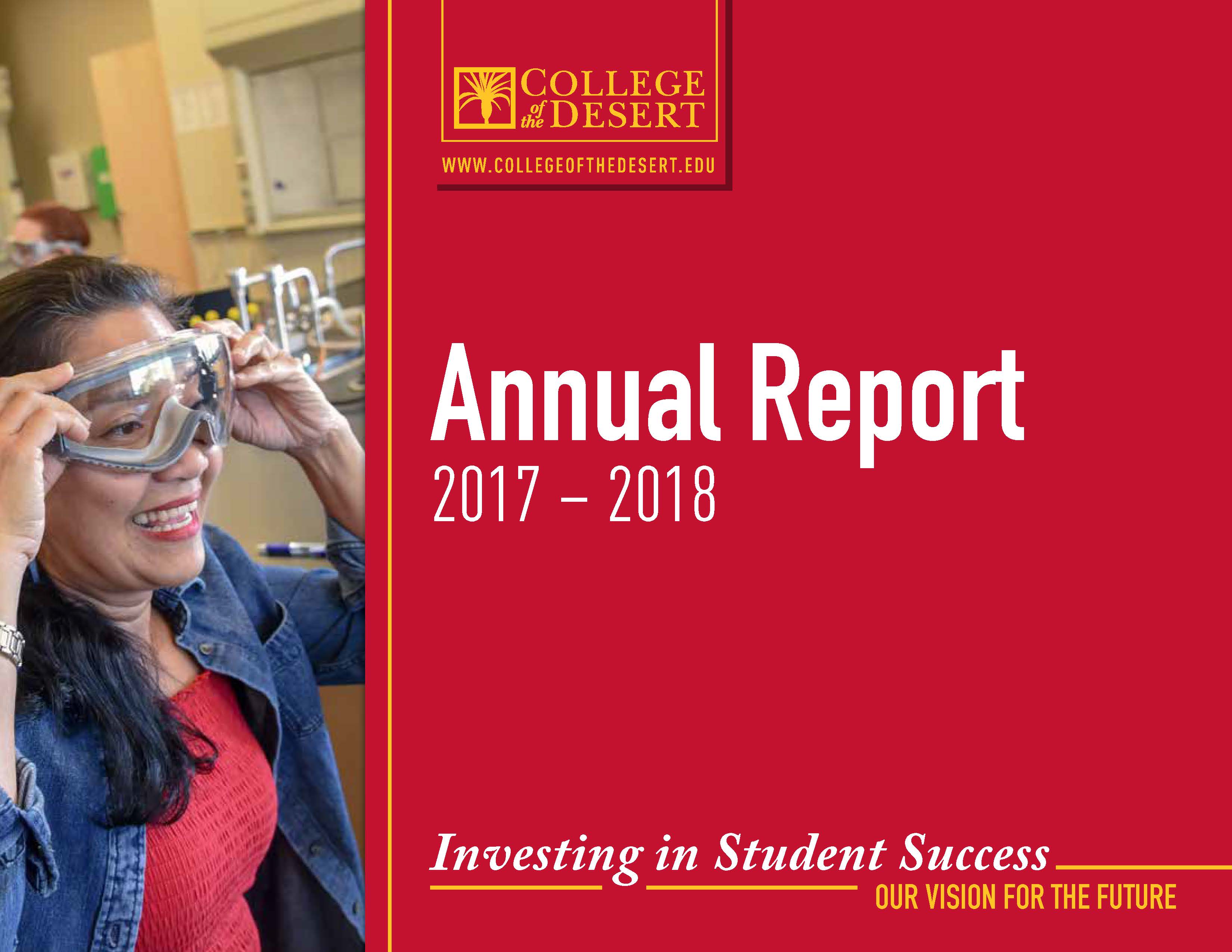 2017-2018 Annual Report Cover